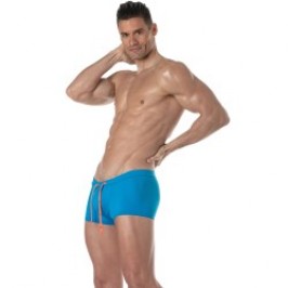 Boxer Shorts, Bath Shorty of the brand TOF PARIS - Tof Paris Plain - turquoise Swim Trunks - Ref : TOF378T