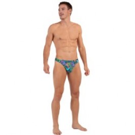 Thong of the brand HOM - G-String HOM Funky Styles - blue - Ref : 402815 I0RA