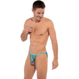 Slip de la marca HOM - Tanga HOM Funky Styles - azul - Ref : 402816 I0RA