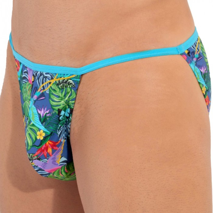 Slip de la marca HOM - Tanga HOM Funky Styles - azul - Ref : 402816 I0RA