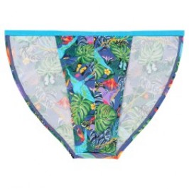 Slip de la marca HOM - Tanga HOM Funky Styles - azul - Ref : 402816 I0RA