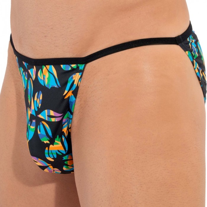 Slip del marchio HOM - Tanga HOM Funky Styles - nero - Ref : 402816 0004