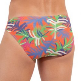 Slip, Tanga de la marque HOM - Micro Slip Comfort  HOM Funky Styles - orange - Ref : 402817 P0JX