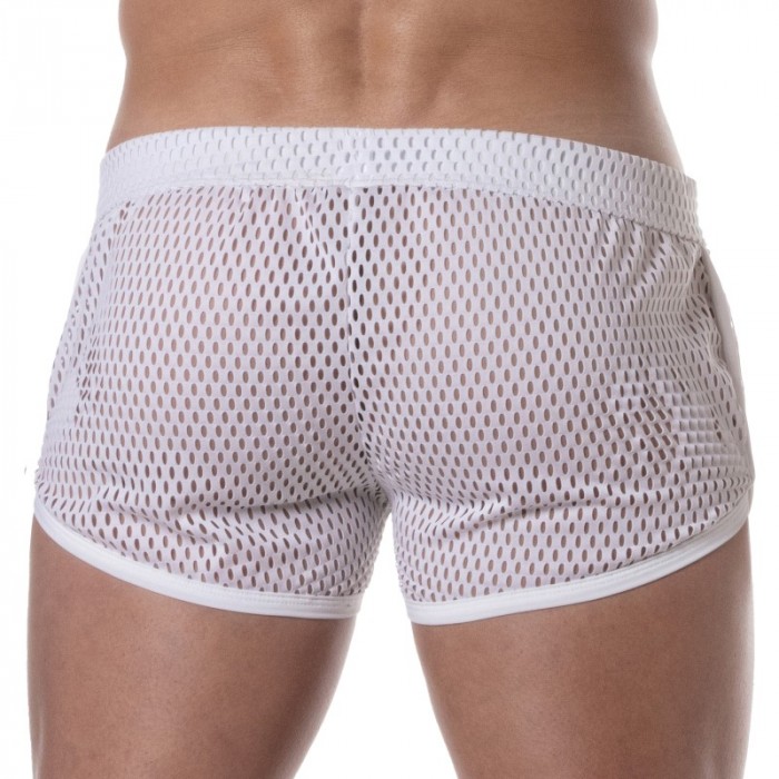 Breve del marchio TOF PARIS - Mini Pantaloncini Tof Paris See Through - bianco - Ref : TOF394B