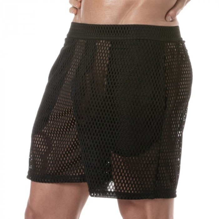 Corto de la marca TOF PARIS - Pantalones cortos largos Tof Paris See Through - negro - Ref : TOF390N