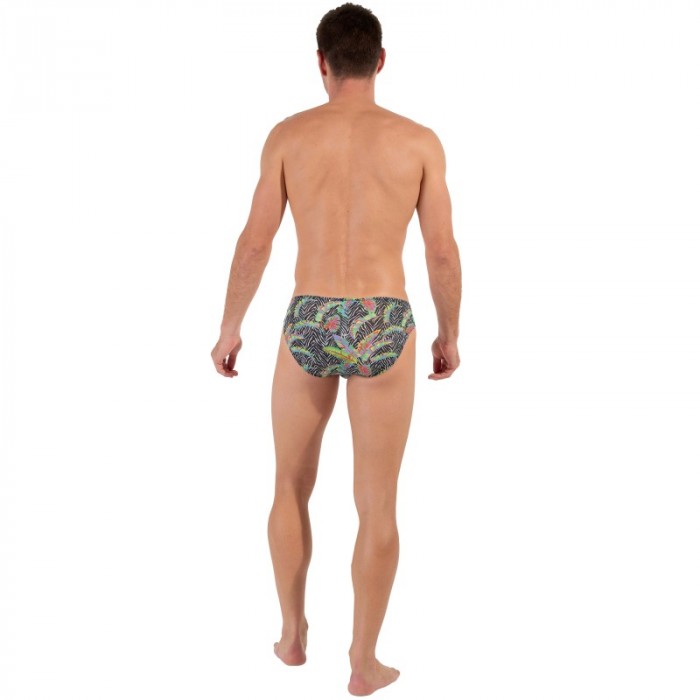 Slip de la marca HOM - Micro Calzoncillos Comfort  HOM Funky Styles - multicolore - Ref : 402817 P023