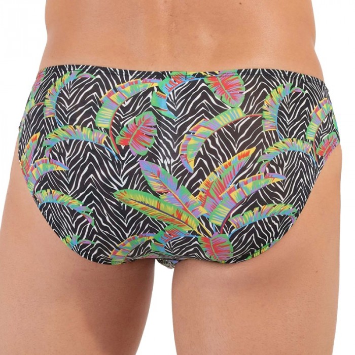 Slip de la marca HOM - Micro Calzoncillos Comfort  HOM Funky Styles - multicolore - Ref : 402817 P023