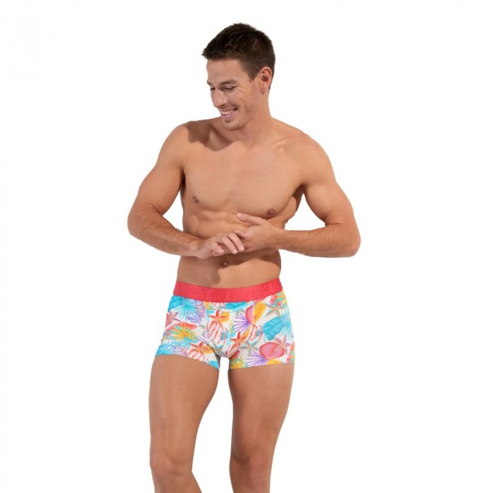 Boxershorts, Shorty der Marke HOM - Boxer HOM HO1 Funky Styles - weiß - Ref : 402818 0003