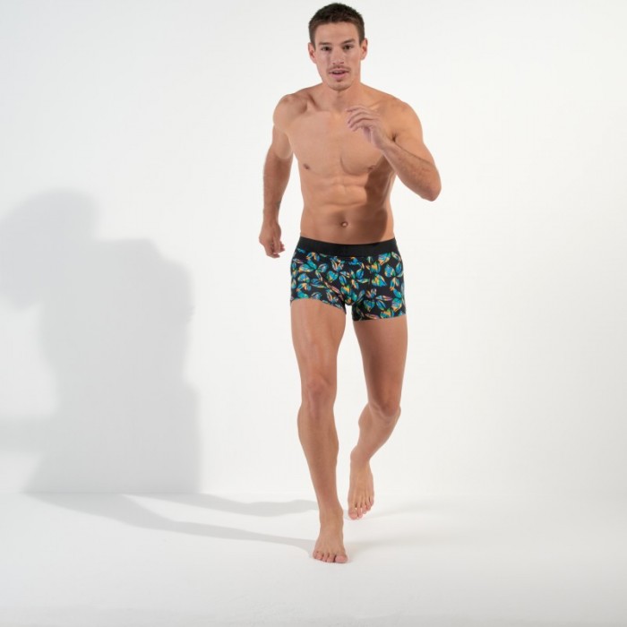 Boxershorts, Shorty der Marke HOM - Boxer HOM HO1 Funky Styles - schwarz - Ref : 402818 0004