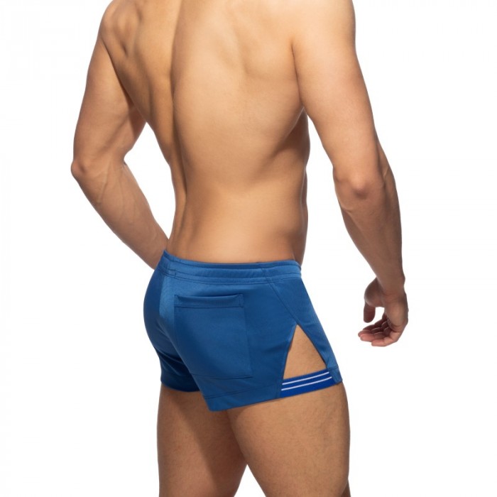 Short de la marque ADDICTED - Short Stripe Side - bleu royal - Ref : AD680 C16