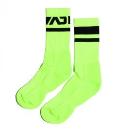 Chaussettes & socquettes de la marque ADDICTED - Chaussettes AD néon - vert - Ref : AD1217 C33