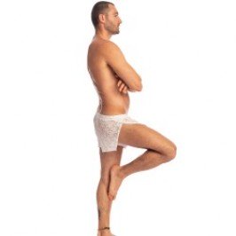 Kurze der Marke L HOMME INVISIBLE - White Lotus - Aero Freedom Shorts - Ref : HW179 ARA 002