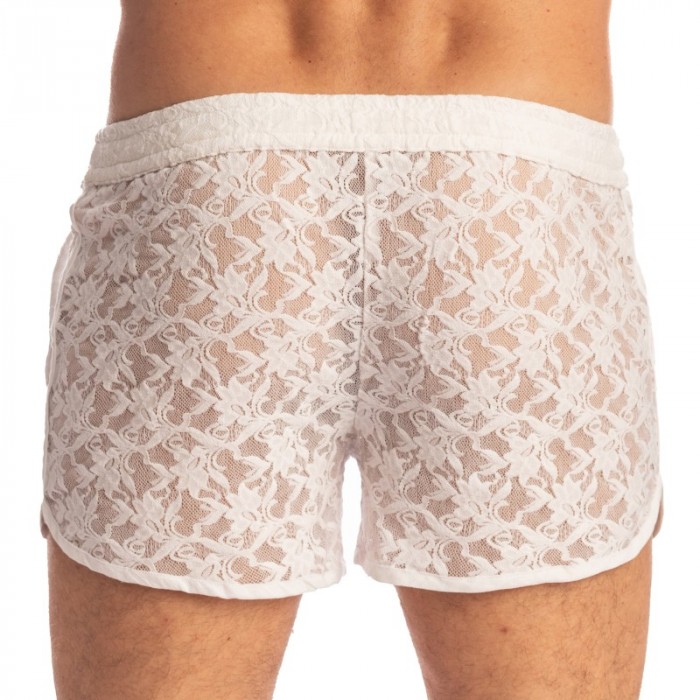 Short of the brand L HOMME INVISIBLE - White Lotus - Sensation Shorts - Ref : HW130 ARA 002