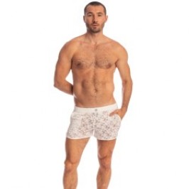 Kurze der Marke L HOMME INVISIBLE - White Lotus - Sensation Shorts - Ref : HW130 ARA 002