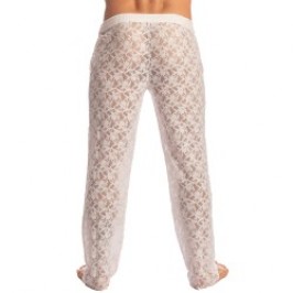 Hosen der Marke L HOMME INVISIBLE - White Lotus - Lounge-Hose - Ref : HW169 ARA 002