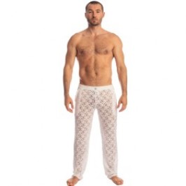 Pantalones de la marca L HOMME INVISIBLE - White Lotus - Pantalones Lounge - Ref : HW169 ARA 002