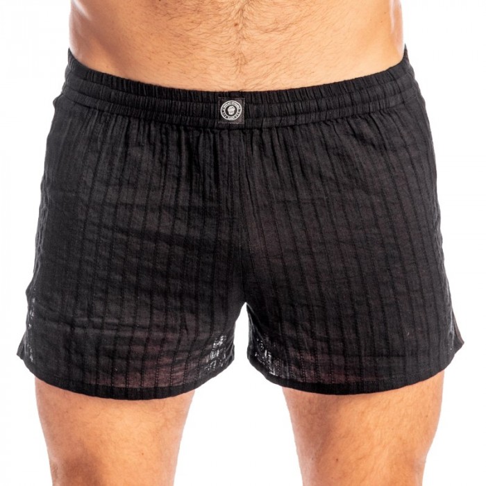 Short de la marque L HOMME INVISIBLE - Cancun - Short Overlap - Ref : HW180 CUN 001