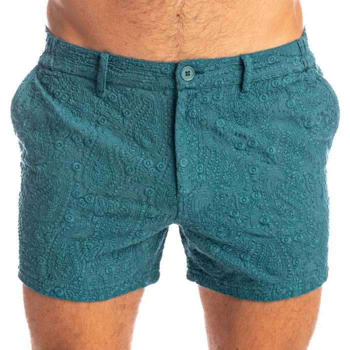 Short of the brand L HOMME INVISIBLE - Udaipur Aqua - Shorts - Ref : RW01 UDA 040