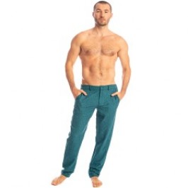 Pantalon de la marque L HOMME INVISIBLE - Udaipur Aqua - Pantalon - Ref : RW02 UDA 040