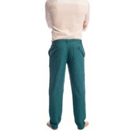 Pantalon de la marque L HOMME INVISIBLE - Udaipur Aqua - Pantalon - Ref : RW02 UDA 040