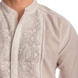 Haut lounge de la marque L HOMME INVISIBLE - Udaipur Blanc - Tunique - Ref : HW123 UDA 002