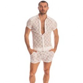 Shirt der Marke L HOMME INVISIBLE - White Lotus - Hemd - Ref : HW122 ARA 002