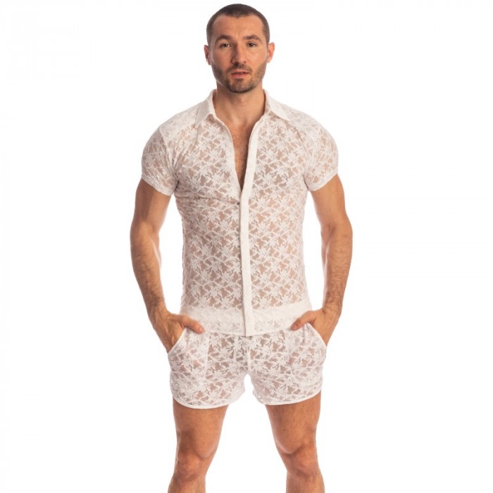 Shirt der Marke L HOMME INVISIBLE - White Lotus - Hemd - Ref : HW122 ARA 002