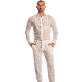 Chemise de la marque L HOMME INVISIBLE - Udaipur Blanc - Chemise - Ref : HW126 UDA 002