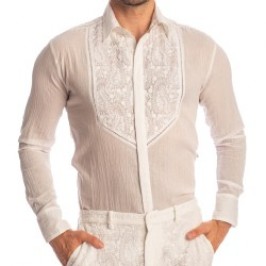 Camicia del marchio L HOMME INVISIBLE - Udaipur Bianco - Camicia - Ref : HW126 UDA 002