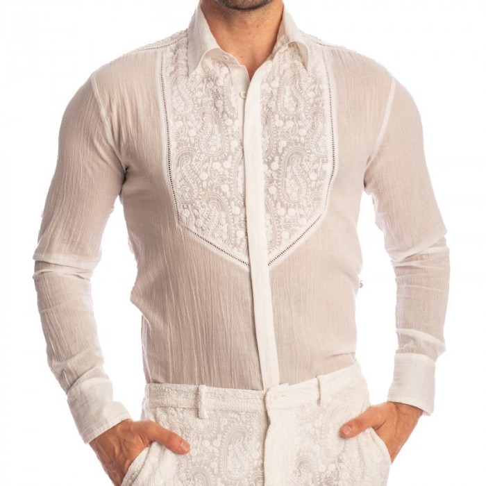 Camisa de la marca L HOMME INVISIBLE - Udaipur Blanco - Camisa - Ref : HW126 UDA 002