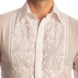 Chemise de la marque L HOMME INVISIBLE - Udaipur Blanc - Chemise - Ref : HW126 UDA 002