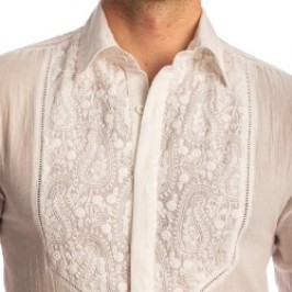 Shirt der Marke L HOMME INVISIBLE - Udaipur Weiß - Hemd - Ref : HW126 UDA 002