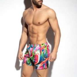 Bath Shorts of the brand ES COLLECTION - Short de bain Trippy - Ref : 2404 C08