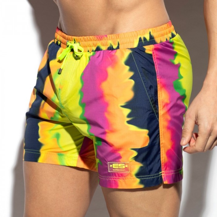 Bath Shorts of the brand ES COLLECTION - Short de bain Kaleido - Ref : 2403 C31