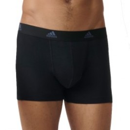 Packs der Marke ADIDAS - Adidas Sport - Active Flex Boxershorts aus Baumwolle 3er-Pack schwarz, grau & camo grey - Ref : IB00 09