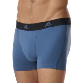 Packs del marchio ADIDAS - Boxer Adidas Sport - Active Flex in cotone confezione da 3 nero, grigio e grigio mimetico - Ref : IB0