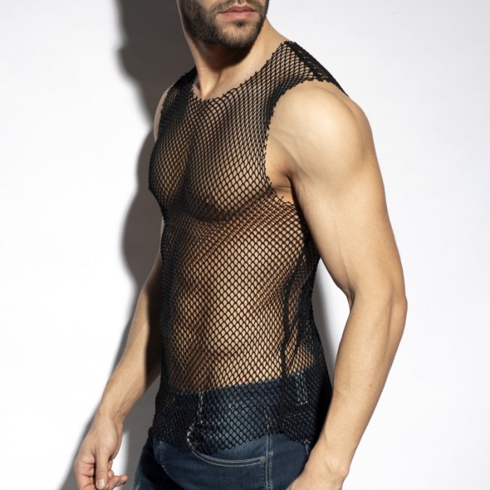 Tank top der Marke ES COLLECTION - copy of Débardeur Beachy net - blanc - Ref : TS334 C10