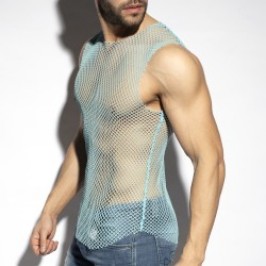 Tank top of the brand ES COLLECTION - copy of Débardeur Beachy net - blanc - Ref : TS334 C23