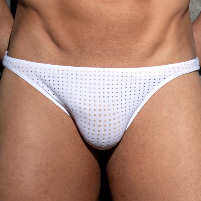 Thong of the brand AD FÉTISH - String Excite mesh - blanc - Ref : ADF203 C01