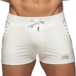 Short de la marque AD FÉTISH - Short Rub Tape - blanc - Ref : ADF140 C01