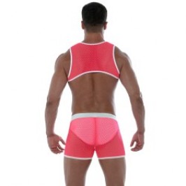 Harness of the brand TOF PARIS - Tof Paris Pink Neon Mesh Harness - Ref : TOF242PF