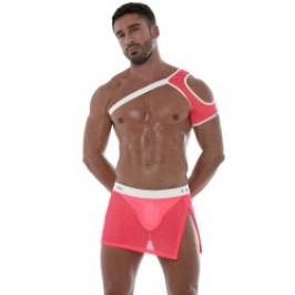 Harness of the brand TOF PARIS - Tof Paris Neon Mesh Shoulder Harness Pink - Ref : TOF244PF