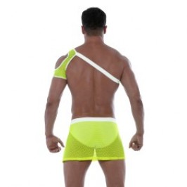 Harness of the brand TOF PARIS - Tof Paris Neon Mesh Shoulder Harness Yellow - Ref : TOF244JF