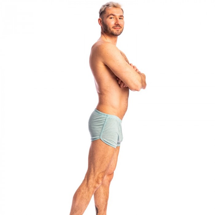 Short of the brand L HOMME INVISIBLE - Nieuport Turquoise - Freedom Short L Homme Invisible - Ref : HW129 NIE C21