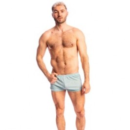 Breve del marchio L HOMME INVISIBLE - Nieuport Turchese - Short Freedom L Homme Invisible - Ref : HW129 NIE C21