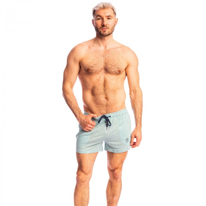 Short of the brand L HOMME INVISIBLE - Nieuport Turquoise - Short Lounge Shorts L Homme Invisible - Ref : RW29 NIE C21