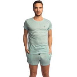 Maniche del marchio L HOMME INVISIBLE - Nieuport Turchese - T-shirt girocollo L Homme Invisible - Ref : RW32 NIE C21