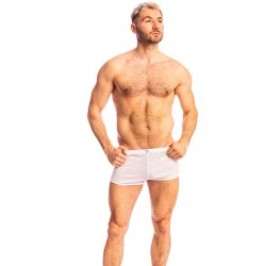 Breve del marchio L HOMME INVISIBLE - Nieuport Bianco - Short Freedom L Homme Invisible - Ref : HW129 NIE 002