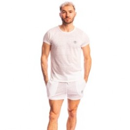 Maniche del marchio L HOMME INVISIBLE - Nieuport Bianco - T-shirt girocollo L Homme Invisible - Ref : RW32 NIE 002