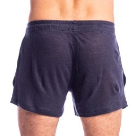 Breve del marchio L HOMME INVISIBLE - Nieuport Navy - Pantaloncini corti Lounge L Homme Invisible - Ref : RW29 NIE M47